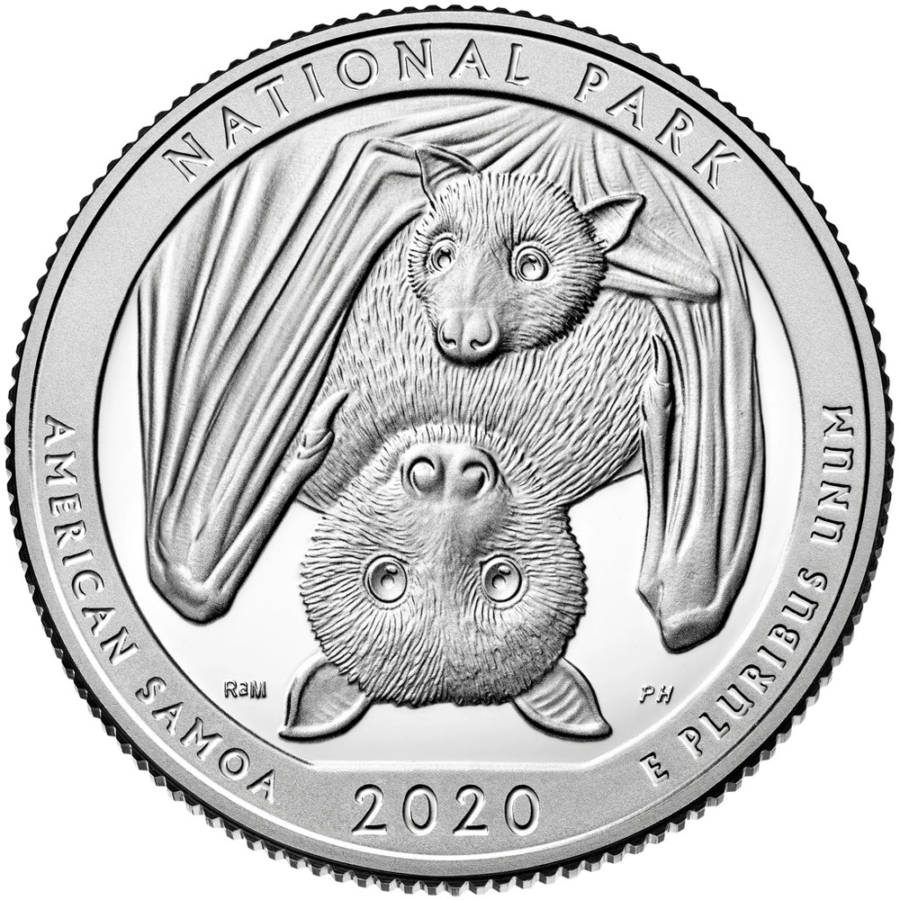 VERY RARE 2020 bat quarter